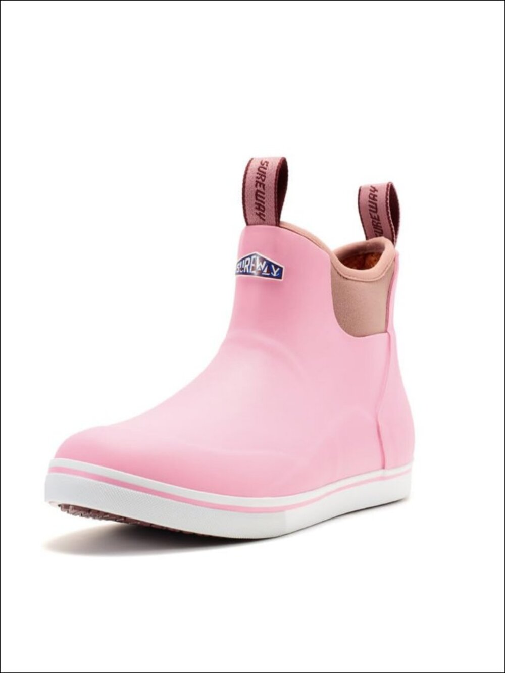 Waterproof Neoprene Rubber Ankle Deck Boots Slip Resistant Pull On Rain Boots